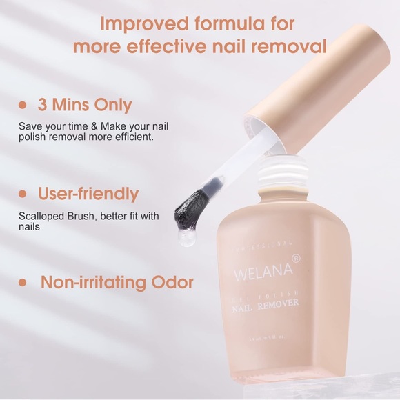 Gel Polish REMOVER 2 Pack, Quick Effect & Professional Formula - Picture 3 of 7